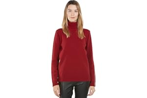 Brunella Gori Elegante Maglia Dolcevita Donna - Maglione Donna Invernali - Autunno/Inverno - 100% Pura Lana Vergine - Fatto in Italia