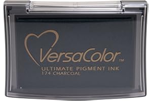 Tsukineko VC174 Versacolor Pigment Ink Pad - Charcoal