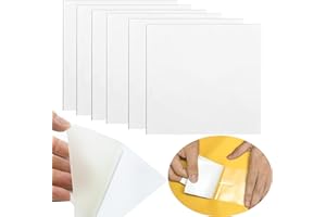 KAIHENG 6PCS Inflatable Patch Repair Kit Self-Adhesive, Waterproof TPU Pool Repair Patch, 3.46"X 3.46" Clear Vinyl Repair Patch for Inflatable Pool, Swimming Ring