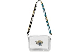 LITTLE EARTH PRODUCTIONS Littlearth Jacksonville Jaguars NFL Clear Fanny Fan Purse