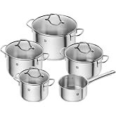 Zwilling Flow Tencere Seti, Paslanmaz &Ccedil;elik, 5 Par&ccedil;a, G&uuml;m&uuml;ş Rengi