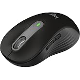 Logitech Signature M650 Kablosuz Mouse, B&uuml;y&uuml;k Boy Sağ El i&ccedil;in, Sessiz, 4000 DPI, Bluetooth, Logi Bolt USB Alıcı, 24 Ay Pil &Ouml;m