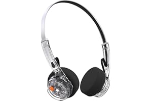 MONDO Freestyle słuchawki nauszne Bluetooth, przezroczyste