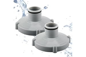Kyzuzia 2 adattatori per aspirapolvere, per Tubo di aspirazione (Ø 80 mm su Ø 32 mm), Adattatore per Tubo di aspirazione per Piscine Quick-up