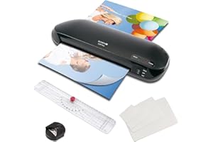 Olympia A 230 Plus zestaw do laminowania 4 w 1, laminowanie na gorąco i zimno, szybki czas nagrzewania, zestaw do laminowania z zaokrąglonymi narożnikami, przecinakiem do papieru i folią, idealny do