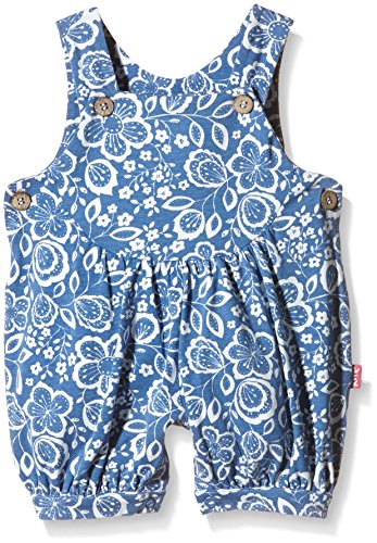 Kite Baby-Girls Wildflower Romper Floral Sleeveless Dungarees, Blue (Navy), 0-3 Months