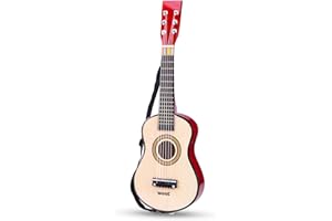 New Classic Toys - 10344 - Musikinstrument - Spielzeug Holzgitarre - Naturel