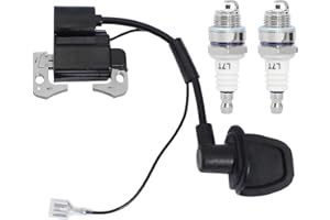 QAZAKY Ignition Coil Spark Plug L7T for 2-stroke 33cc 43cc 47cc 49cc 50cc Mini moto Dirt Pocket Bike Chopper Scooter Kids Quad ATV Minimoto