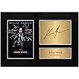 Zulu Image John Wick Keanu Reeves Signed Autograph A4 Printed Photo Reproduction Print Picture Display No53, Black