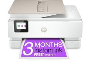 HP ENVY Inspire 7920e All-in-One Wireless Colour Printer | 3 Months of free Instant Ink | 35-page Automatic Document Feeder | White