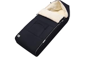 MONZANA® Chancelière universelle pour bébé Bleu foncé chancelière pour poussette cosy bébé siège auto couchage imperméable