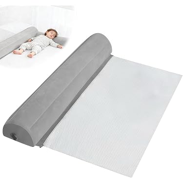 Coussin Barrière De Lit Tissé à La Main - Coton Et Velours - Longueur 300 Cm - Protection Anti-choc Pour Enfants - 9
