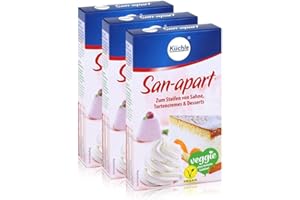 KÜCHLE W.U.H. GMBH & CO. KG Küchle San-apart 125g - Zum Steifen von Sahne,Tortencremes & Desserts (3er Pack)