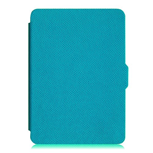 Fintie Hülle für Kindle 8 Generation – Die dünnste und leichteste Schutzhülle Tasche mit auto Sleep / Wake für Kindle eReader (6 Zoll) Touchscreen ohne Spiegeleffekte, (8. Generation – 2016 Modell), Blau - 2