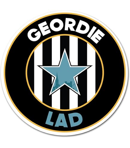 2x Geordie Vinyl-Aufkleber 10 Cm – Newcastle Slang Mit England-Flagge, Patriotisch Für Auto, Laptop & Basteln