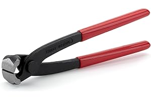 BATES CHOICE Bates- Nail Puller, Red, 8-Inch, Nail Remover Tool, Cutting Pliers, Carpenter Tools, Staple Puller, Nail Puller Tool, End Cutting Pliers, Nail Pliers, Nail Pulling, Nail Puller Pliers, Nippers Tool