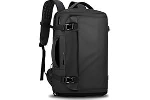 Clufar Plecak podróżny 40L z portem ładowania USB Wodoodporny plecak na laptopa Męski 17+ cali Antykradzieżowy Przyjazny dla TSA na weekendowy wyjazd służbowy