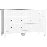 Commode 4 Tiroirs Blanche FOREHILL - Meuble Rangement Chambre Salon 55x33x80cm