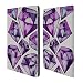 Produktbild Offizielle Cat Coquillette Amethyst Tätowierungen Aquarell Edelsteine Brieftasche Handyhülle aus Leder für Apple iPad Pro 12.9