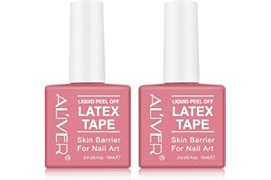 IFUDOIT Latex Liquido Para Uñas Peel Off - Cinta de Látex Despegue el Protector de Cutícula Protector de Barrera de la Piel del Clavo - Secado Rápido Sin Olor (2 paquetes de 15ML)