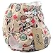 iZiv(TM) Newborn Organic Infant Waterproof/Adjustable/Reusable/Washable Pocket Cloth Diaper Fit Babies 0-3 Years(Indian)