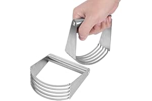 BEUFEE Taglierina per pasticceria 2 pezzi, tagliapasta per frullatore per pasta in acciaio inossidabile per la cottura della pasta per frullatore per impasto per farina Strumenti per la cottura della cucina