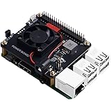 GeeekPi Raspberry Pi DockerPi Power Board For Raspberry Pi 4 Model B & Raspberry Pi 3B+, Power Supply with Safe Shutdown Auto Cooling Fan Expansion Board for Stack DockerPi Module & Raspberry Pi 2B/3B