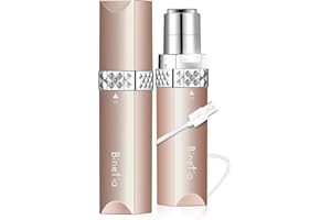 Facial Hair Remover Women, Binefia USB Rechargeable Hair Removal, Painless Face Hair Trimmer, Portable Electric Razor, Waterproof Ladies Shaver for Peach Fuzz/Lip/Chin