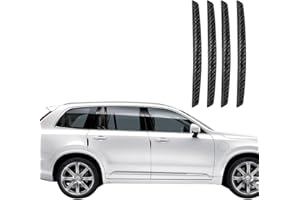 PLABBDPL 4 Protezioni per Bordi delle Porte,Protezioni per Bordi delle Porte in Gomma Nera per Auto