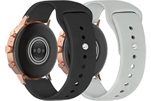 KIBDSNG Silicone Sport Watch Straps for Women and Men - Soft Waterproof Rubber Quick Release Replacement Bands, 16mm 18mm 20mm 22mm