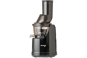 Kuvings B1700 Whole Slow Juicer with 76mm Wide Feed Chute, Pearl Black