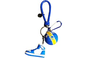 HOMEK Portachiavi Mini Scarpe Sportive Pallacanestro, Portachiavi Sneaker da Basket, Scarpe da Basket Portachiavi, Mini Portachiavi Scarpa Sneaker, Portachiavi Regalo Per Auto E Zaini