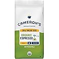 Cameron's Coffee Roasted Whole Bean Coffee, Organic Espresso, 28 Ounce