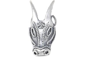 Marrocu Gioielli - Ciondolo argento maschera Su Boe