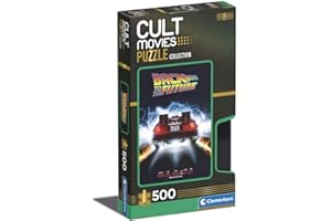 Clementoni Does Not Apply Italy Movies Back to The Future 500 pièces, fabriqué en Italie, Film culte, Puzzle Adulte, 35110, Multicolore, Medium