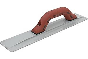 Paca ręczna Marshalltown z uchwytem Durasoft, wykonana z magnezu, do posadzek i betonu, rozmiar pacy: 305x79 mm