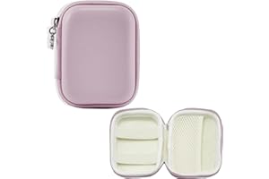 VEFTSVY Funda compacta para cámara digital, compatible con CAMKORY, Kodak PIXPRO FZ45, Lecran, VAHOIALD, Canon IXUS 285 HS, Umipyiza, YLSHGXFC, AOREGRE, Duluvulu, funda protectora para viajes y (Purple)