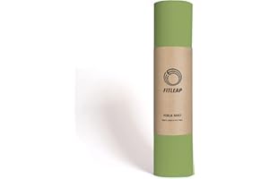 ‎FITLEAP Fitleap Yoga-Matte Pro aus umweltfreundlichem TPE-Schaum. Sehr rutschfeste, schadstofffreie, hypoallergene und hautfreundliche Gymnastik-Matte, Fitness-Matte, Turn-Matte