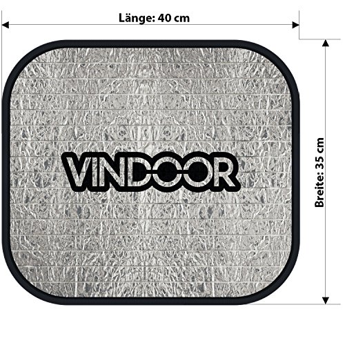 Vindoor Sitzmatte 40x35cm im 2er Pack, isolierendes Sitzkissen schützt im Sommer und wärmt im Winter, ideal für’s Stadion, Konzerte, Reisen, Ausflüge, Wandern oder Camping - 2