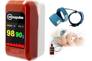 BABYTONE Baby Oxygen Monitor, Infant Pulse Oximeter Fingertip Tracks Adult and Child's SPO2 & Pulse Rate, Toddler Foot O2 Monitor with Audio Reminder, Free APP & PC Report