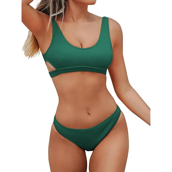 Cupshe Piece Bathing Suit Cupshe Magic Cube Tank Bikini Set - Main Image