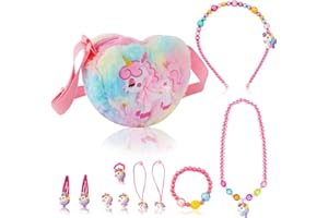 QIMMU Cadeau de sac à main pour fille, petit sac rose pour petite fille, sac à main pour petite fille pour petite fille