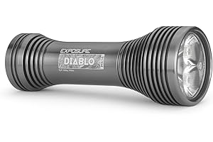 Exposure Lights Diablo Mk14 Helmet Light Gun Metal Black