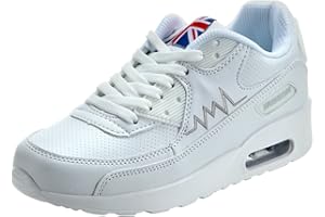 PADGENE Chaussures de Course à Coussin, Femme Chaussures de Course de Voyage Décontracté, Baskets Course Gym Fitness, Chaussures de Sport de Mode en Plein