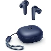 سماعة Soundcore من Anker R50i TWS، بلوتوث 5.3، وقت تشغيل يصل إلى 30 ساعة، مقاومة للماء IPX5، صناعية مع ميكروفونين