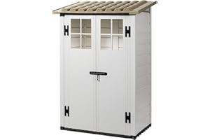 Gardiun Caseta de Resina Tuscany EVO 100 2 Puertas 1,32 m² 95x139x201 cm