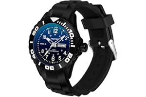 findtime Kids Watch Boys Watch for Kids Boys Watches for 11-15 Years olds Childrens Watch Girls Watch Kids Watches for Girls Watches for 11-15 Years olds, Whole Black