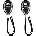 EszkozTA Wireless Remote Shutter for Smartphones and Tablets (2 Pack)