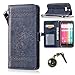 Produktbild PU für HTC One M8 / M8s Hülle Lederhülle Flip Wallet Cover PU + TPU Tasche PU Schutz Etui Schale Schutzhülle Für HTC One M8 / M8s mit Magnetverschluss Magnetic Flip Bookstyle Multi-Function Protektiv Kunstleder (+Staubstecker) (4)