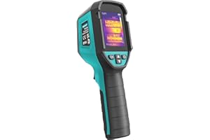 MiLESEEY TR120E Telecamera Termica Portatile con Display LCD da 3,5 Pollici, Ricaricabile, 6 Pallet, con Tracciamento Automatico, Macchie Fredde e Calde